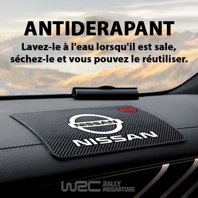 TAPIS SILICONE ANTIDERAPANT POUR TABLEAU DE BORD NISSAN